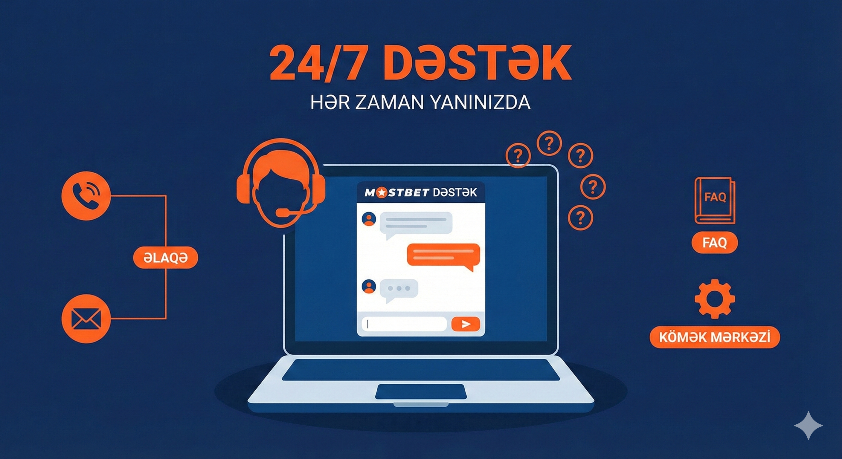 Mostbet Dəstək - Azərbaycan dilində 24/7 müştəri xidməti